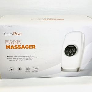 Cunmiso Cordless Electric Hand Massager Arthritis Air Compression Pain Relief